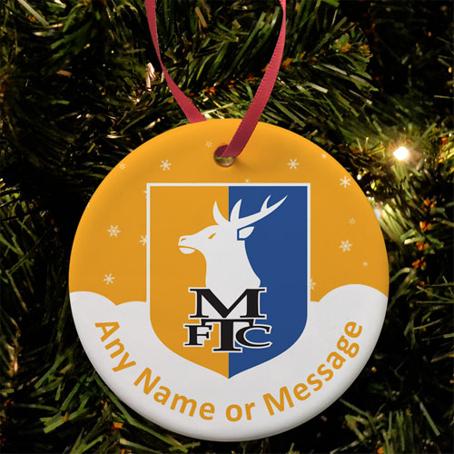 Ceramic Bauble - Snow