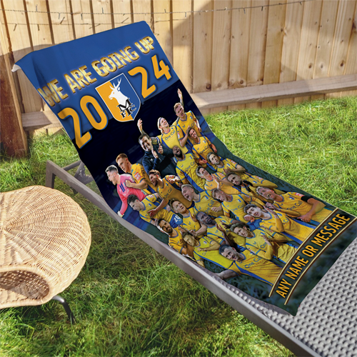 Beach Towel- We're On Our Way To League 1