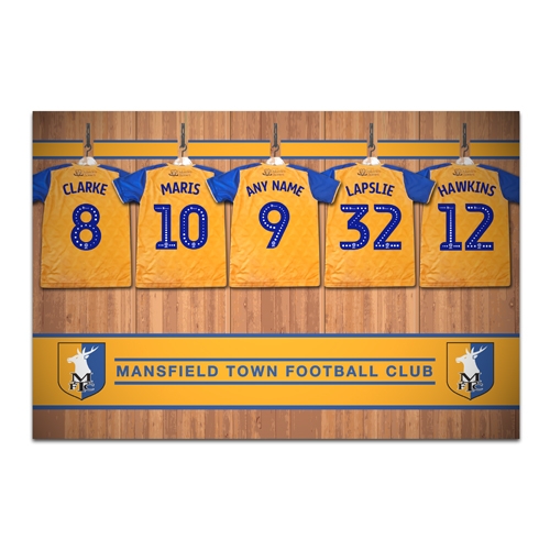 Stags Personalised Aluminium Wall Art - Changing Room 