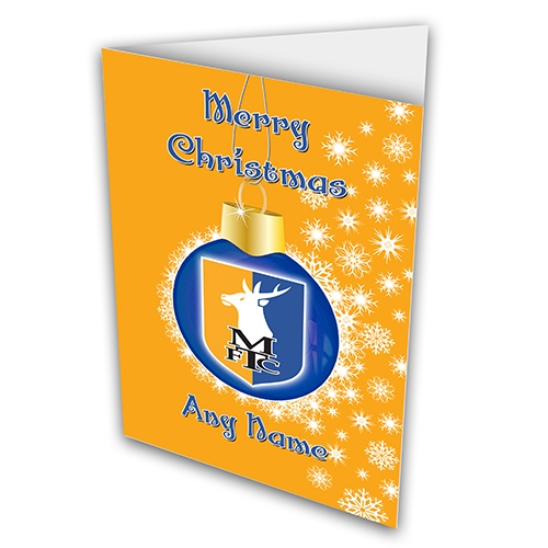 Greeting Card Christmas Bauble