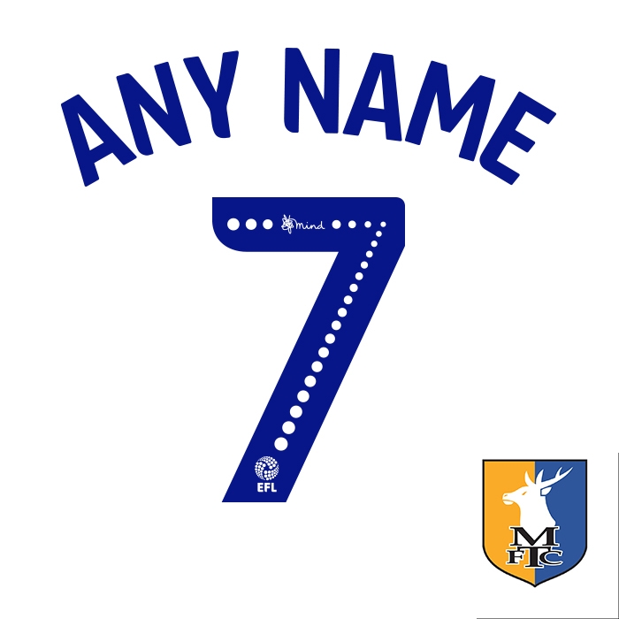 Alternative view of Square Cushion-  Name & Number