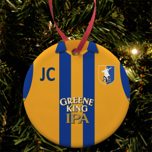 Ceramic Bauble - Retro Home Shirt 2012