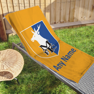 Alternative view of Beach Towel- Stags Crest