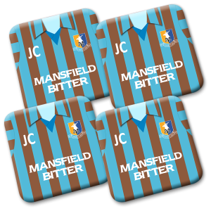Personalised MTFC Coasters Centenary Kit 1997 Pack Of 4