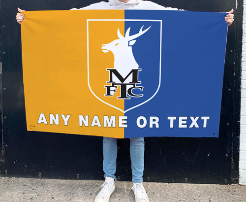 Mansfield Town Personalised Flag Crest