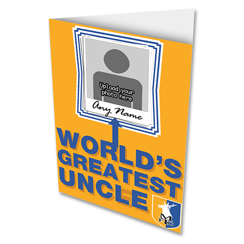 Stags Greeting Card World's Greatest Uncle Photo Upload