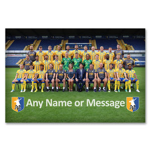 Aluminium Wall Art - Squad Photo 2025-26