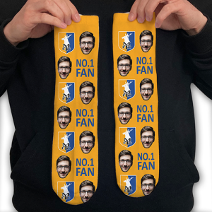 Stags Personalised Photo Socks No.1 Fan