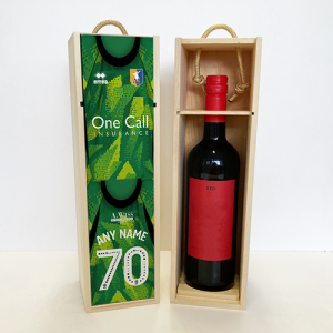 Alternative view of Personalised Wooden Wine Box - GK Shirt 25-26