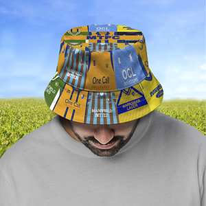 Mansfield Town FC Personalised Bucket Hat Retro Shirts