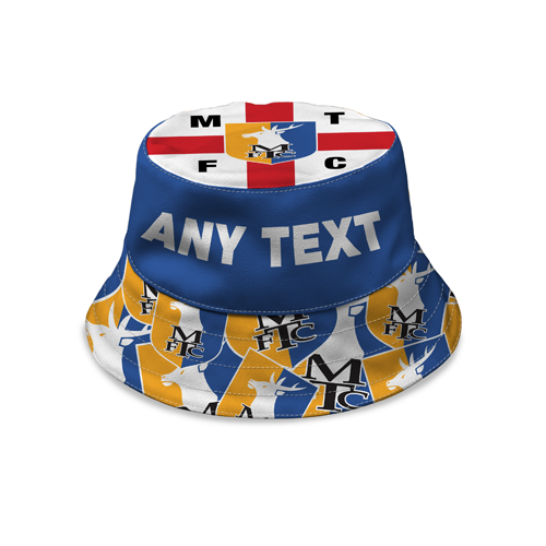 Mansfield Town FC Personalised Bucket Hat St George Cross - Image 4