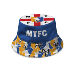 Mansfield Town FC Personalised Bucket Hat St George Cross - Image 3