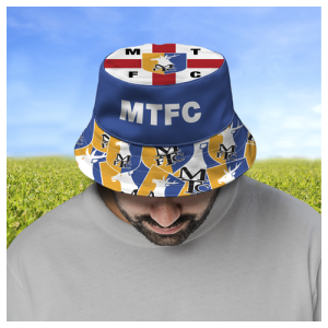 Mansfield Town FC Personalised Bucket Hat St George Cross