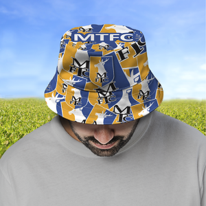 Mansfield Town FC Personalised Bucket Hat Crest Mash