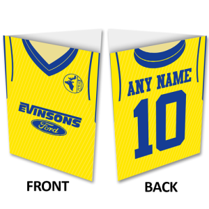 Greeting Card Retro Shirt 1986 Name & Age Front & Back Print