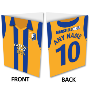 Greeting Card Retro Shirt 2012 Name & Age Front & Back Print