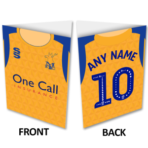 Greeting Card Retro Shirt 2022 Name & Age Front & Back Print