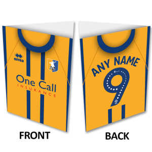 Greeting Card Home Shirt 2025 Name & Age Front & Back Print