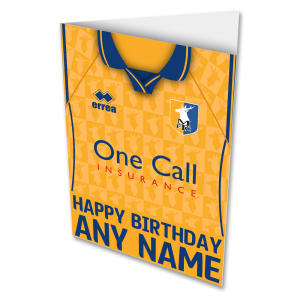 Greeting Card Happy Birthday 2026/27 Home Shirt Add Any Name