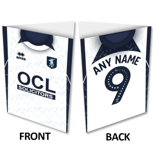 Greeting Card Happy Birthday 2026/27 Away Shirt Name & Number