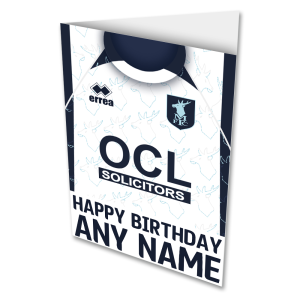Greeting Card Happy Birthday 2026/27 Away Shirt Add Any Name