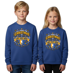 Mansfield Town FC Personalised Christmas Jumper All I Want For Christmas Is